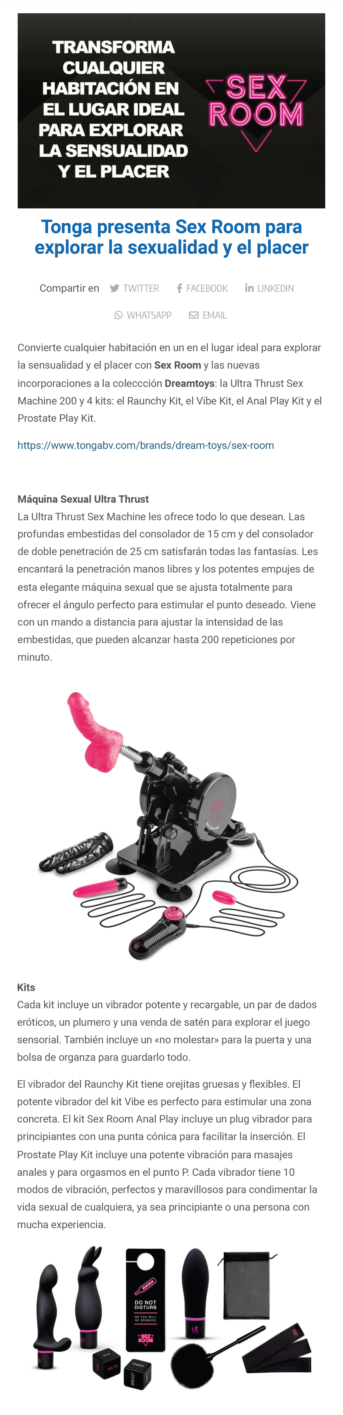 2023-11 Sugextions - Dreamtoys Sex Room